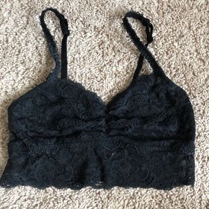 Black lace sexy PINK Victoria’s Secret bralette